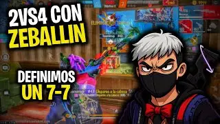 NOS ENFRENTAMOS A SEGUIDORES EN UNA SALA 2VS4 CON ZEBALLIN ☠️💜 | PARTE #2 🔥