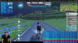 Zwift Racing League - Scratch race - Vikings Muninn 20.01.2026