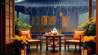 FALL INTO SLEEP INSTANTLY &ndash; Zen Rain & Healing Theta Waves for Deep Japanese Sleep Therapy