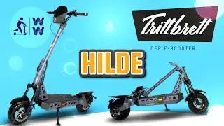 Trittbrett HILDE !Erster Eindruck! Vollgefederter Offroad eScooter mit Strassenzulassung 2024 ABE