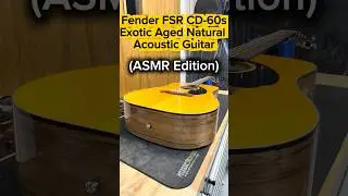 ASMR Fender CD-60S FSR Exotic Full Setup 🔧🎸Pure Workbench Sounds #ASMRGuitar #guitarsetup #fender