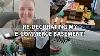 Re-organizing the basement & making mosspoles | Small Business Owner | September VLOG 1 2023