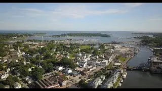 2021 Best Mystic CT 4k Drone Stock footage by Sean Wilde Licensed Part 107 Pilot