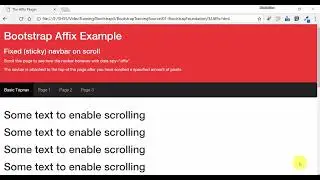 7 Affix    Bootstrap