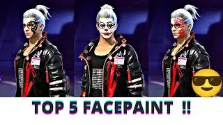 TOP 5 GOOD LOOKING FACEPAINT IN FREEFIRE STORE 😎🔥