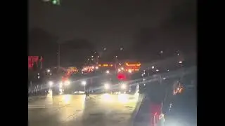 1stock C7 Corvette Vs TrackHawk with nitrous 1/4 $10k