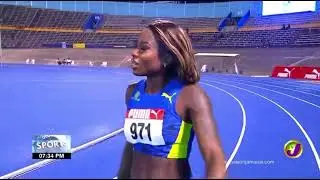 Brittany Anderson Wins Semi final 2 Jamaica National Championship