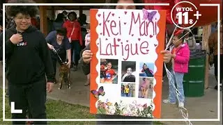 Community comes together to celebrate Kei'Mani Latigue's birthday