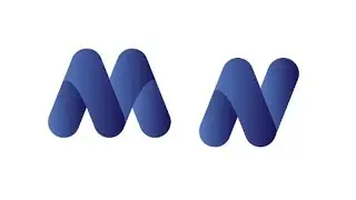 How to Design an M & N Letter Logo | Adobe Illustrator Tutorial