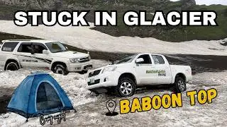 Stuck In Snow At Baboon Top | Dangerous Offroad Track | Camping In Baboon Valley | Exploring Kashmir