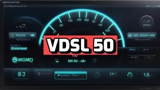 تجربة عرض اتصالات الجزائر VDSL 50Mb