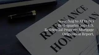 ATTOM Loan Origination Top 10 U.S. Metros with Quarterly Refinance Mortgage Originations on the Rise