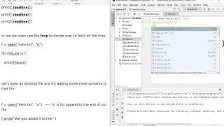 24. Python - File Handling - Append Data to a File