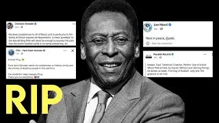 The Football World Reacts to Pele's death ~  The Brazilian legend