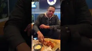 Mr. Jay Jones takes @paulpierce down in the &ldquo; Blazin Carolina Reaper Wings challenge&rdquo;! #BestOf7 💰🚊