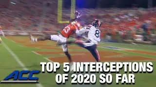 ACC Football&nbsp;Top&nbsp;5 Interceptions Of 2020 So Far
