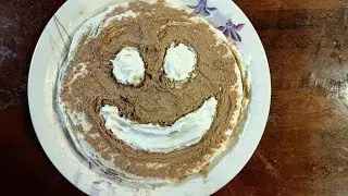 Lockdown cake with all the ingredients at home
