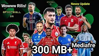 AKHIRNYA! PES 2026 PPSSPP MOD LIGA 1 INDONESIA & EROPA UKURAN KECIL NEW UPDATE 300MB