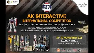 2025 AK Interactive 1st International Miniature Model Show @ Paradise Park Bangkok wargaming Gundam