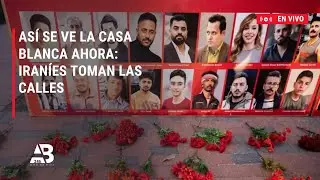 ¿Qué está pasando en la Casa Blanca? Protesta masiva de iraníes
