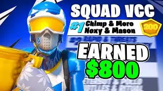 1ST PLACE SQUAD VICTORY CASH CUP 🏆 ($800) | ft. Mero, Noxy, & Mason