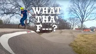 some people are just HATERS [sound] [CC]  || #unicycle #pumptrack #nimbus #muni