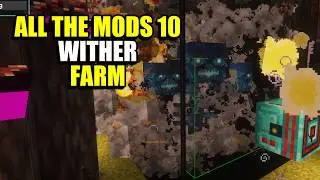 Ep33 Wither Farm - Minecraft All The Mods 10 Modpack