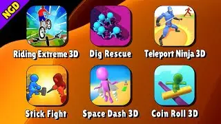 Riding Extreme 3D, Dig Rescue, Teleport Ninja 3D, Stick Fight: Street Edition | New Games Daily