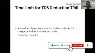 TDS on Rent ( section 194 I,194IB & 194 IC)