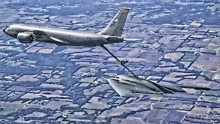 B-2 Spirit Bomber In-Flight Refueling