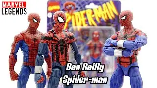 Marvel Legends Ben Reilly Spider-man Retro Wave Review & Comparison