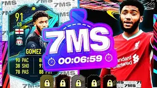 BEST CB ON FIFA!? 91 PLAYER MOMENTS JOE GOMEZ 7 MINUTE SQUAD BUILDER - FIFA 21 ULTIMATE TEAM