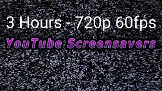 Authentic CRT Television Static - HD Screensaver - 3 Hours