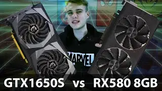 COMPARISON GTX 1650 SUPER vs RX 580 8GB IN NEW GAMES - BATTLE OF THE TITANS!