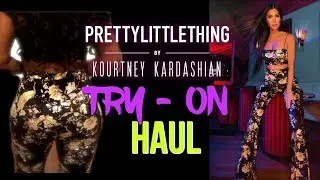 I spent $300 on Pretty Little Thing x Kourtney Kardashian?! | Curvy Try On Haul | @ItsLisaD