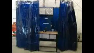 Mobile Weld Station-Portable welding booth and weld fume extractor