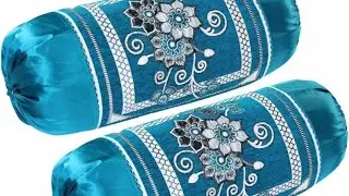 Floral bolsters pillow cover by real Review 🤩💙