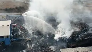 Columbus Auto Shredding fire