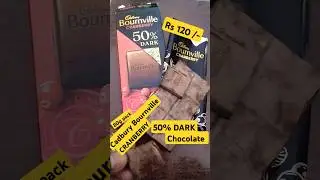Cadbury Bournville Cranberry 50% Dark Chocolate 80 g Pack Rs 120 unboxing #shorts