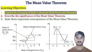 What is  Rolle's Theorem l Proof of Rolle's Theorem l Example l Mean Value Theorem l MVT l Calculus