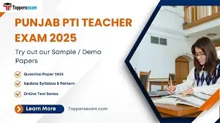 PUNJAB PTI TEACHER Question Paper 2025, Syllabus & Pattern, Practice Set  #punjabexams #pti #teacher
