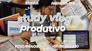study vlog produtivo | dias de estudos, dicas de concentração & lofi 🖇✨