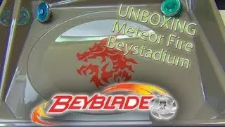 Beyblade Unboxing Meteor Fire Stadium 4D Hasbro DerSpielpirat