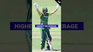 Highest Batting Average In ODI #shorts #youtubeshorts #shortsvideo