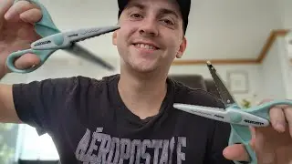 Asmr scissor sounds for spine chilling tingles!!!