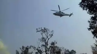 Pilibhit BJP national president Amit Shah Ji helicopter descends to his