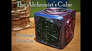 The Alchemist's Cube - A 3D Printed Combination Puzzle Box