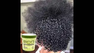 #ecogel #naturalhair #hairstyletutorial