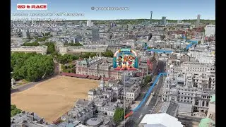 London Landmarks Half Marathon (2024): fly over the half-marathon 3D course map!