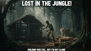 Lost in the Jungle!  Building shelter.. But i am not alone 